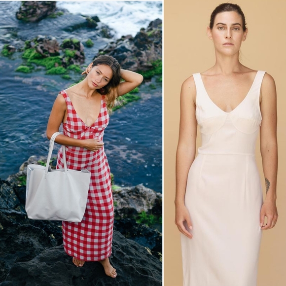 New acacia mid pacific penny dress maxi hibiscus P - Picture 10 of 16